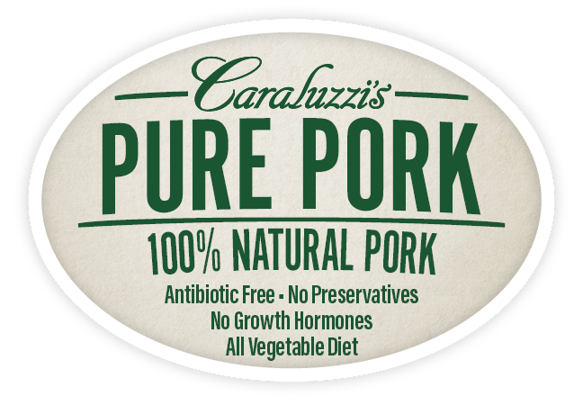 Caraluzzis Pure Pork Logo Caraluzzi's Pure Pork Logo