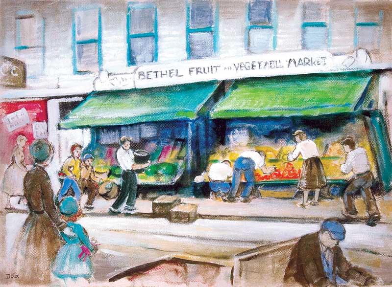 Bethel Fruit and Vegetable Stand Painting