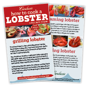 Lobster Cooking Guide Downloadable PDF