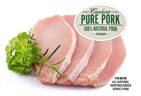 Pure Pork for meat page Caraluzzi's Pure Pork Chops