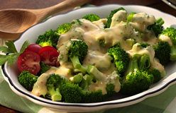Broccoli in Cheese Sauce