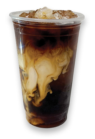 Caraluzzi's Iced Coffe in to-go cup