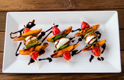 Summeripe Peach Caprese