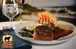 Certified Angus Beef Surf and Turf with NY Strip Steak