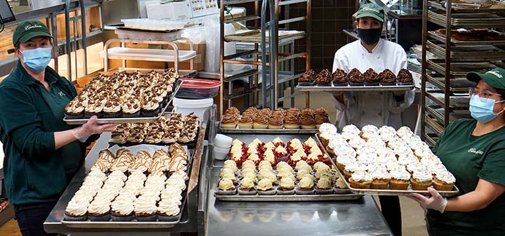 Caraluzzi's Bakery Staff Gourmet Cupcakes