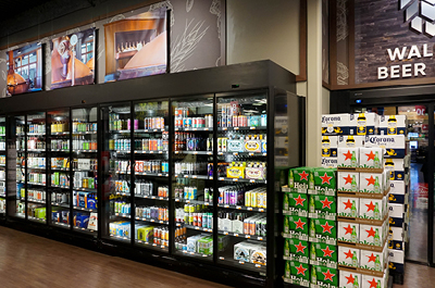 You'll find plenty of ice cold beer at Caraluzzi's Wine & Spirits.