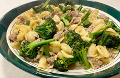 Orecchiette with Sausage & Broccolini
