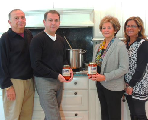 From left to right: Tony Jr., Mark, Roberta, and Jen