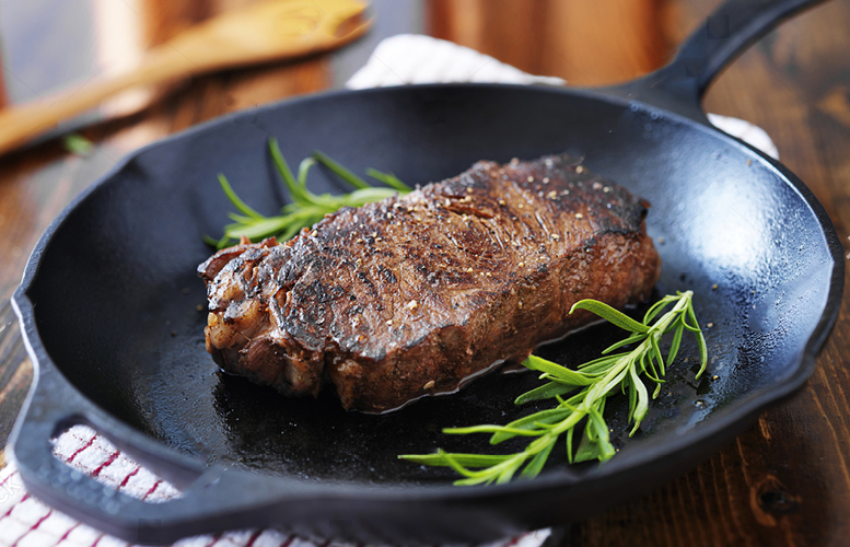 Cast Iron NY Strip Steak