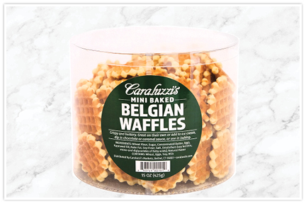 Private Label Images for Website Mini Belgian Waffles Caraluzzi's Mini Belgian Waffles