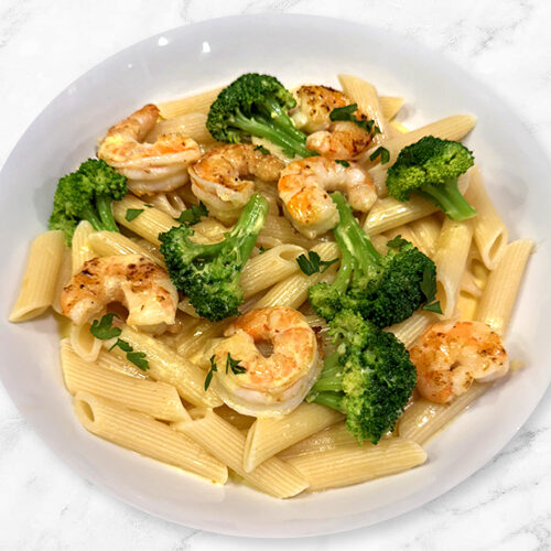 Shrimp Broccoli Penne Alfredo | Caraluzzi's Markets