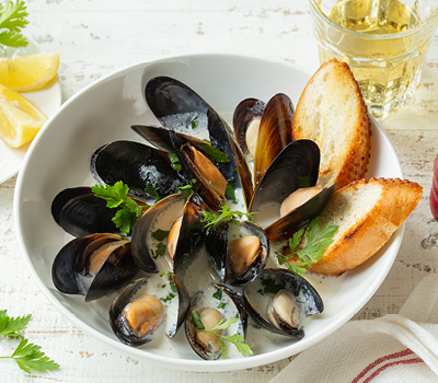 Cooked Mussels