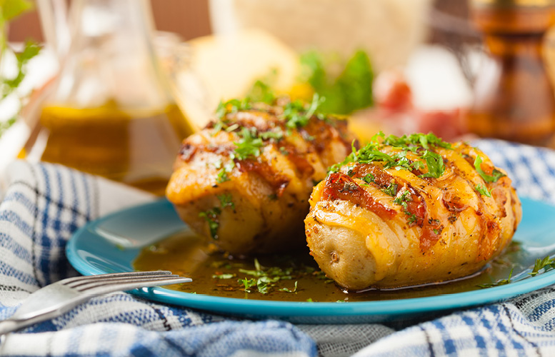 Hasselback Potatoes
