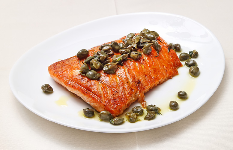 Salmon with Capers