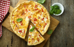 Bacon Tomato Artichoke Quiche