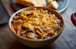 Barbecue Bean and Cheese Chili