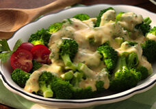 Broccoli in Cheese Sauce