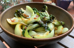 Lemon Garlic Baby Bok Choy