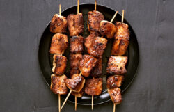 Spicy Korean Pork Skewers